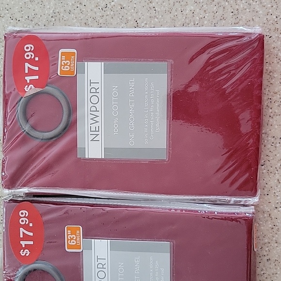 NWT Curtains (2) Newport - Picture 2 of 2